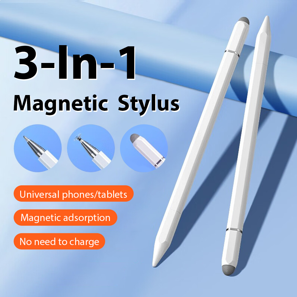 Cheap Tablet Accessories - 3 で 1 磁気ユニバーサルスタイラスペン Android IOS