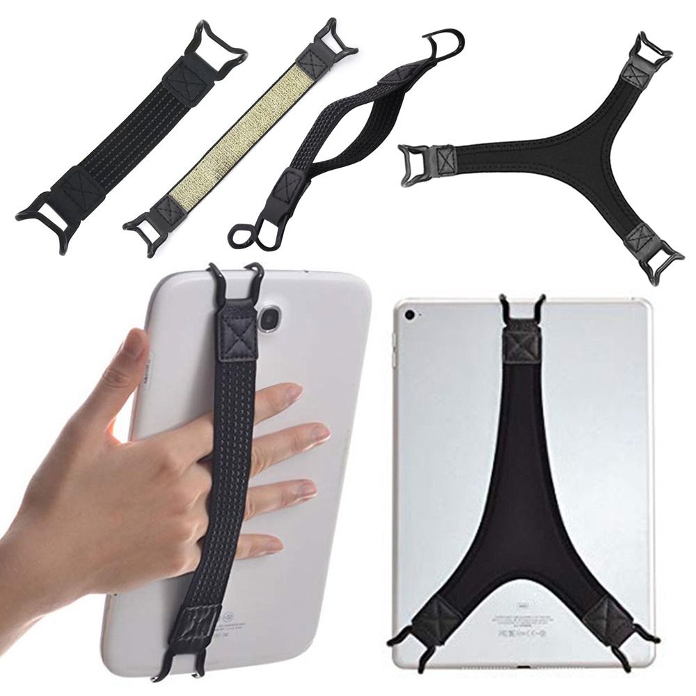 Xiaomi Tablet Accessories - ユニバーサル携帯電話タブレットハンドストラップ片手落下防止デバイス電子書籍リーダーホルダーノンスリップ高弾性 IPad/Xiaomi/Samsung 用