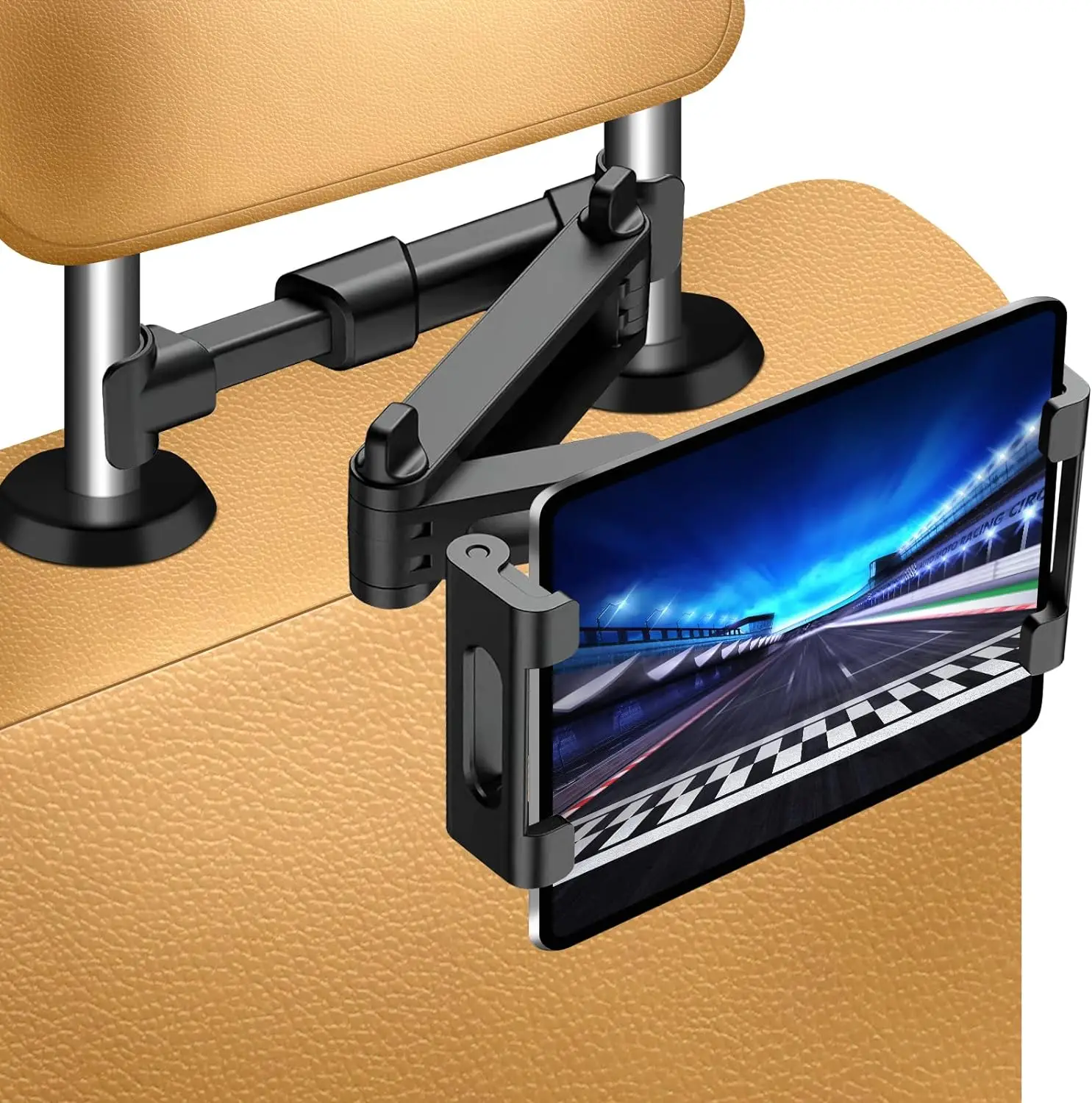 Trimble Tablet Accessories - 車用タブレットホルダー、ipad タブレット/ipad/電話用ヘッドレストマウント 360 付き車用タブレットホルダー ° 回転調整可能