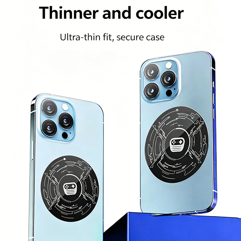 Tablet Accessories For Car - 超薄型鉄リングステッカー磁気アクセサリー電話クーラーカーマウント用ユニバーサル金属プレートAndroid電話タブレット用