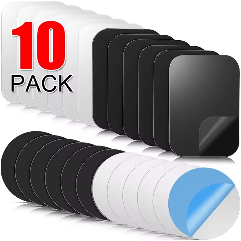 Trimble Tablet Accessories - 薄型磁性金属プレート 車載電話ホルダー用 ユニバーサル鉄板ディスクステッカー タブレット デスク 携帯電話ブラケット