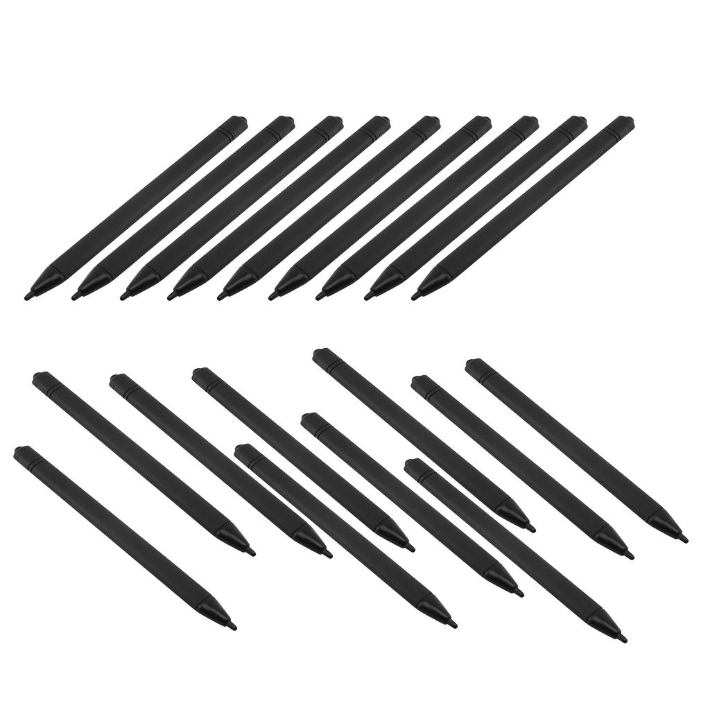 Drawing Tablet Pen Accessories - 耐久性のある交換用スタイラスペン LCDライティングタブレットボード用 ブラックプラスチック製描画アクセサリー メモ帳に欠かせないアイテム