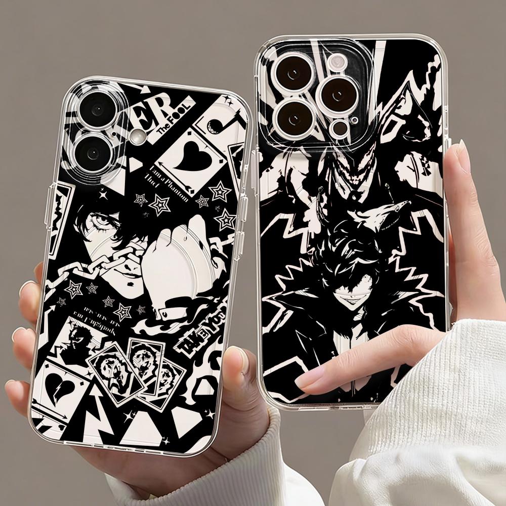 Tablet And Accessories Case - ゲームP-Persona 5 スマホケース マグネット式クリアケース iPhone 17