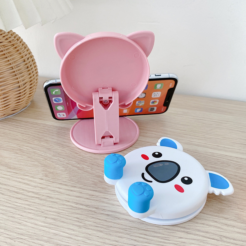 かわいい動物デスクトップ電話スタンド折りたたみ式調節可能なス - Tablet Accessories Online のレビューと価格