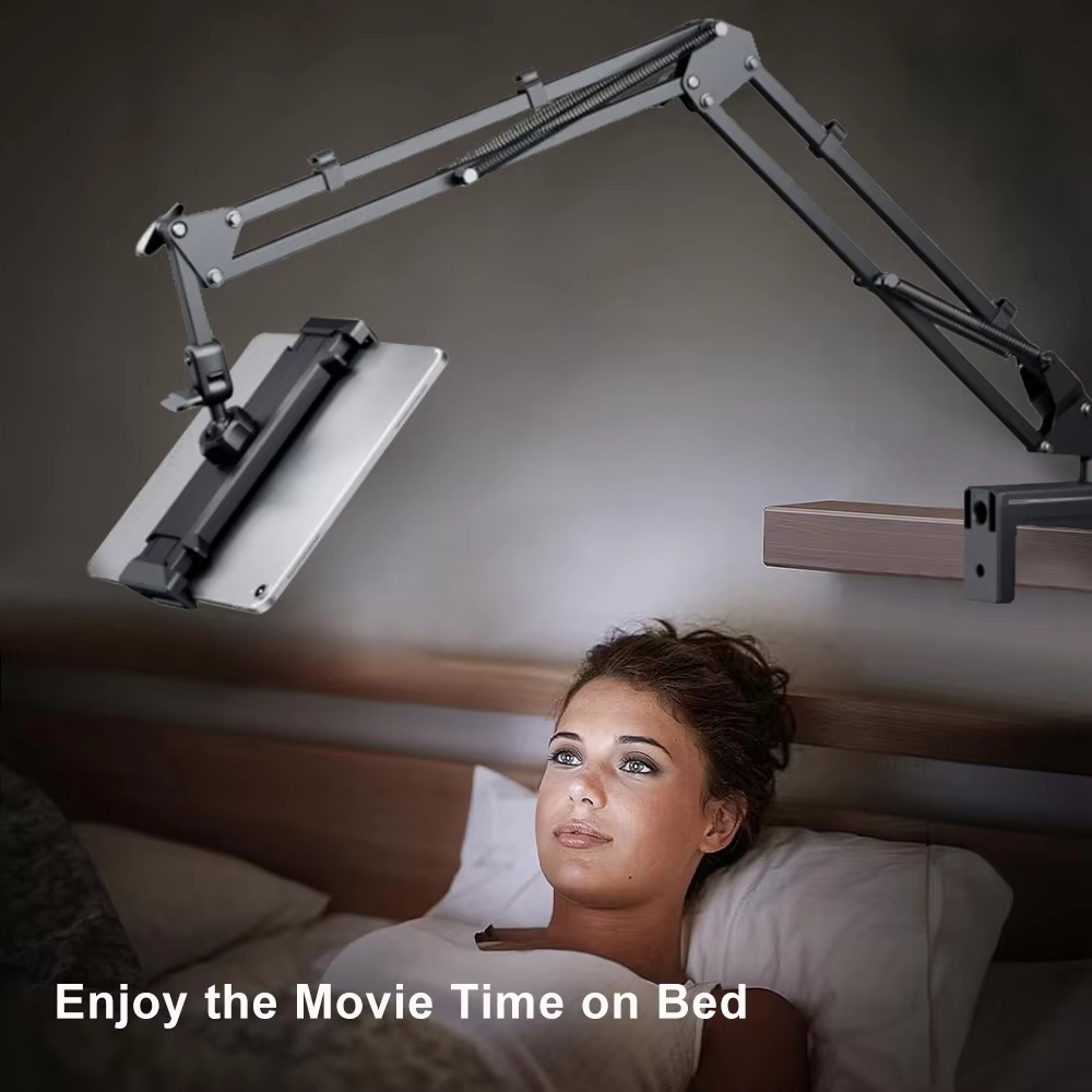 ベッド用タブレットホルダー 90cmメタルアーム付き 360 - Cheap Tablet Accessories のレビューと価格