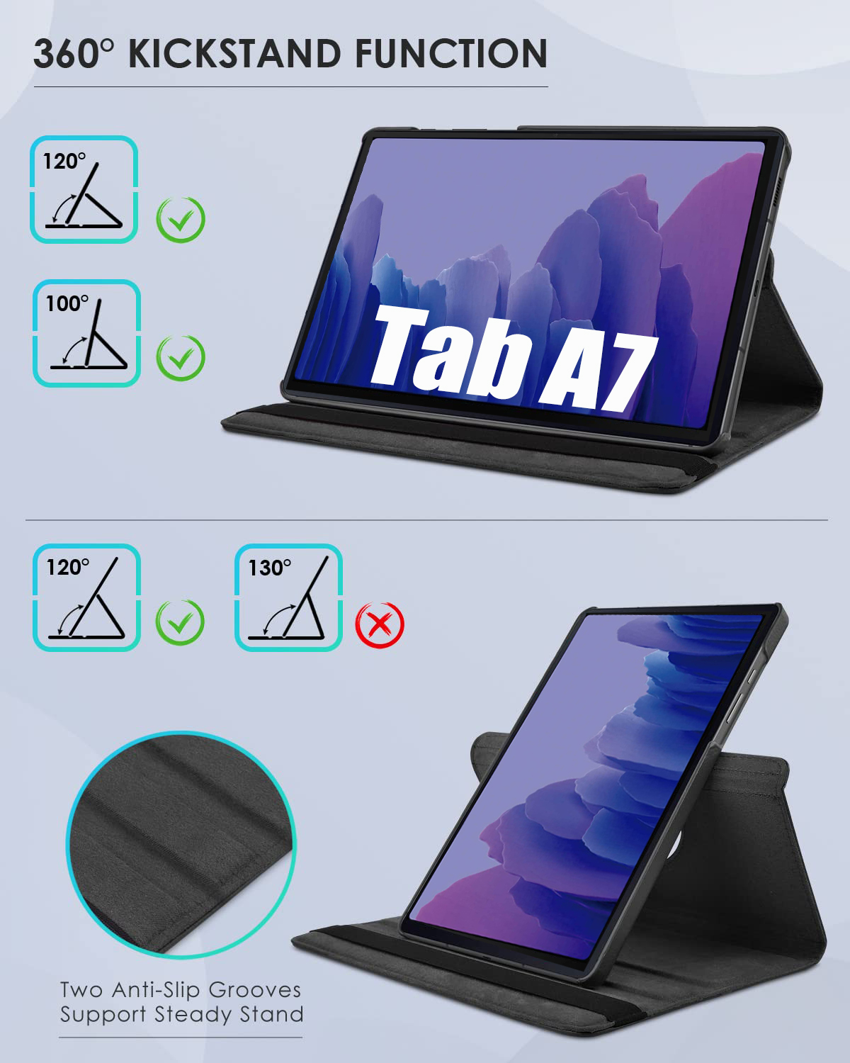 回転ケース Samsung Galaxy Tab A7 10 - Cheap Tablet Accessories のレビューと価格