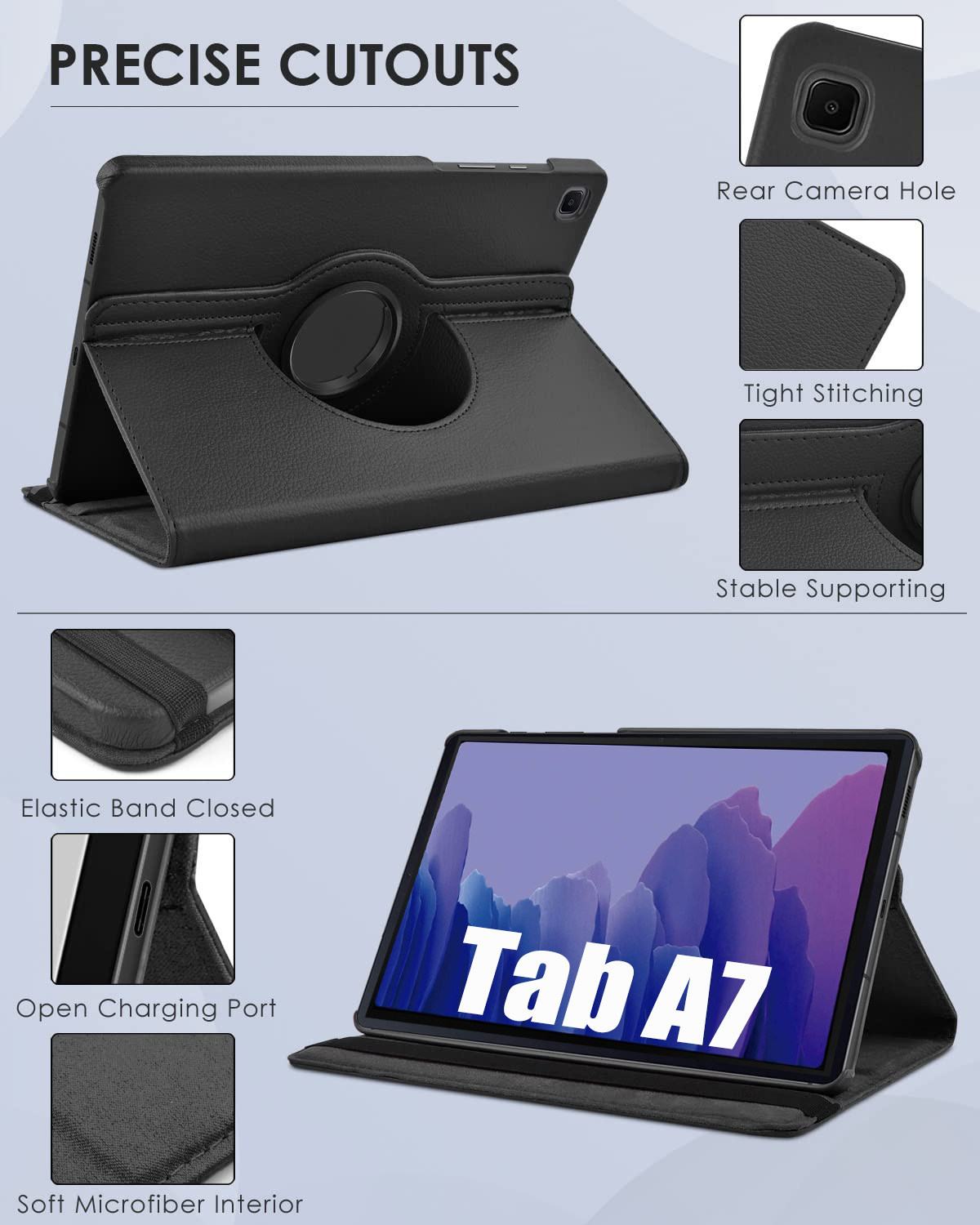 回転ケース Samsung Galaxy Tab A7 10 - Cheap Tablet Accessories のレビューと価格