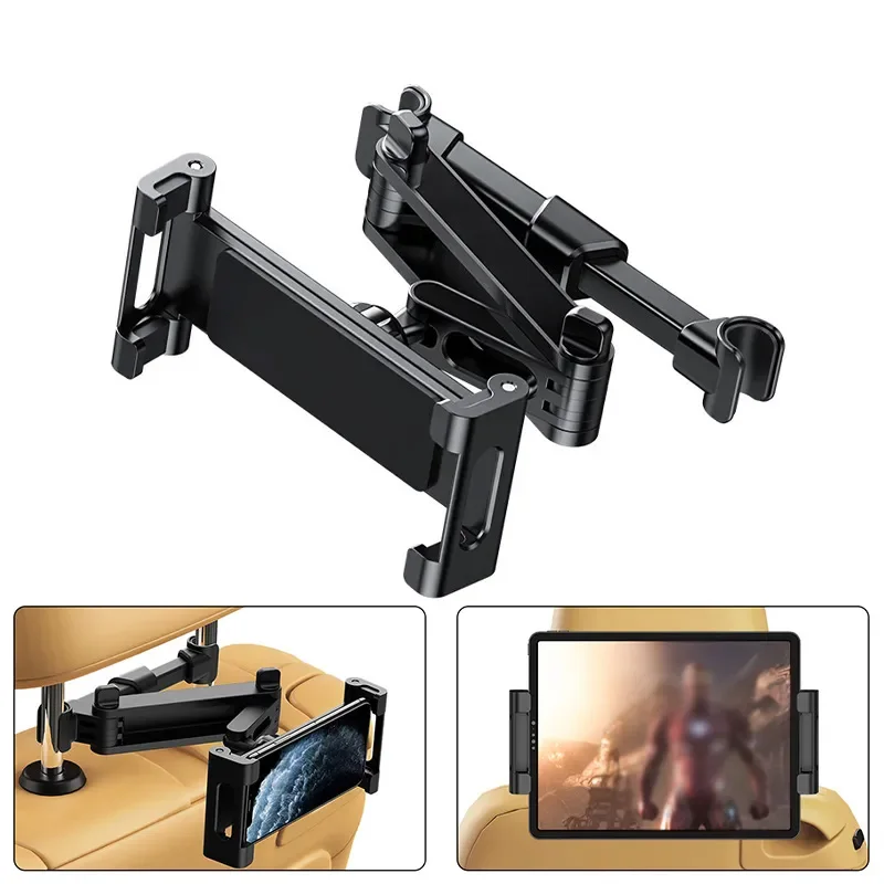 360度回転調整可能な車のヘッドレスト電話タブレットホルダー - Trimble Tablet Accessories のレビューと価格