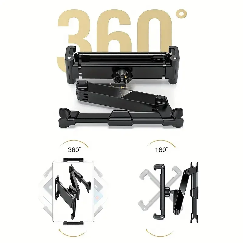 360度回転調整可能な車のヘッドレスト電話タブレットホルダー - Trimble Tablet Accessories のレビューと価格