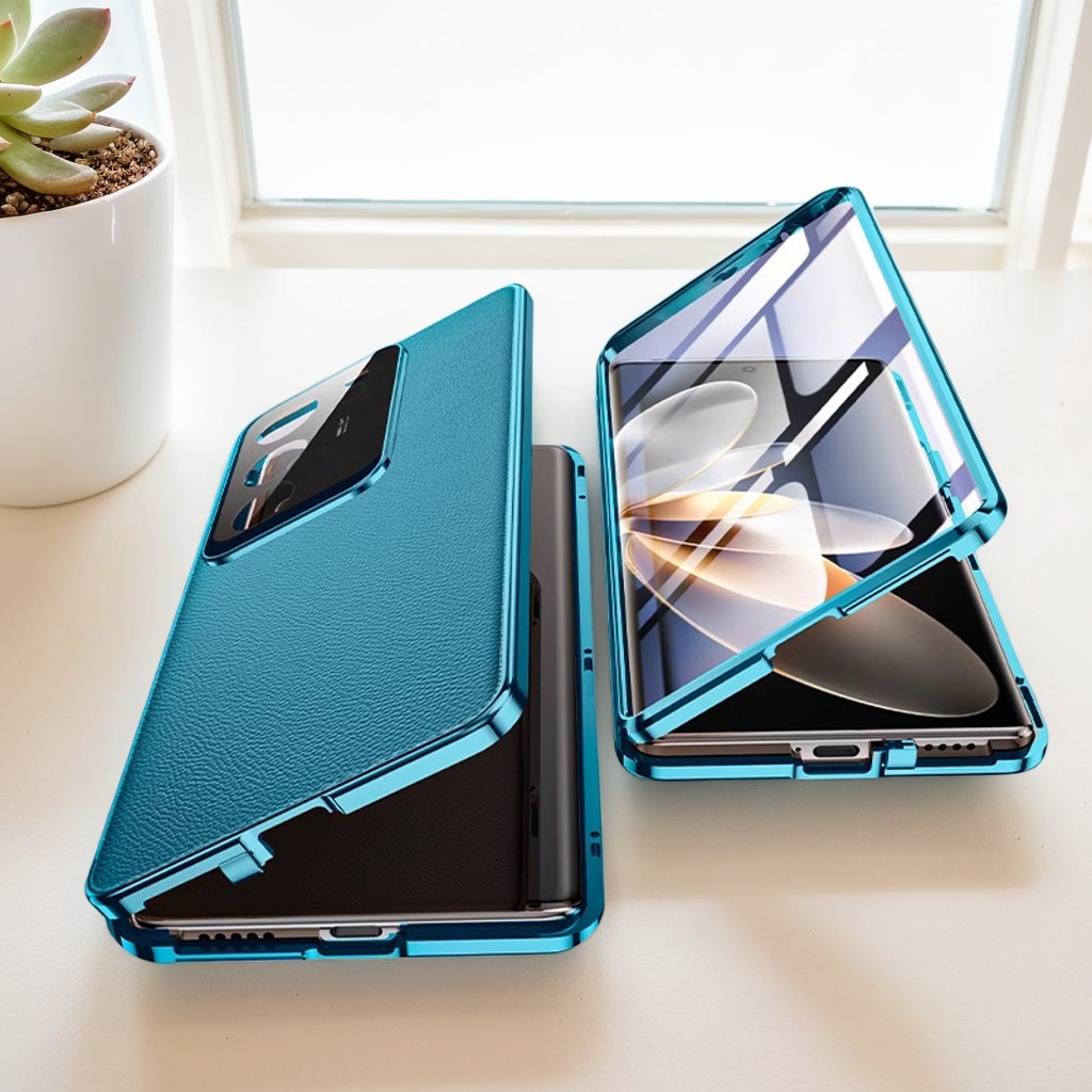 Realme用の革とガラスの保護ケース,耐衝撃性,HD,36 - Realme Gt 6 のレビューと価格