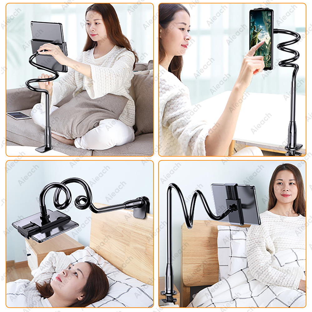 グースネックタブレットマウントホルダーベッドデスク電話ホルダ - Xiaomi Tablet Accessories のレビューと価格