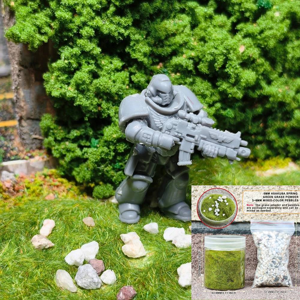 ミニチュアベースキット 静的草と砂利の地形 風景モデリング  - Tablet Accessories Kit のレビューと価格