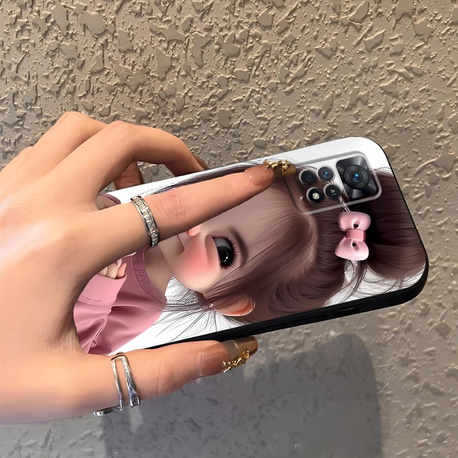 漫画の女の子柄のXiaomi Redmi Note 14 1 - Tablet And Accessories Case のレビューと価格