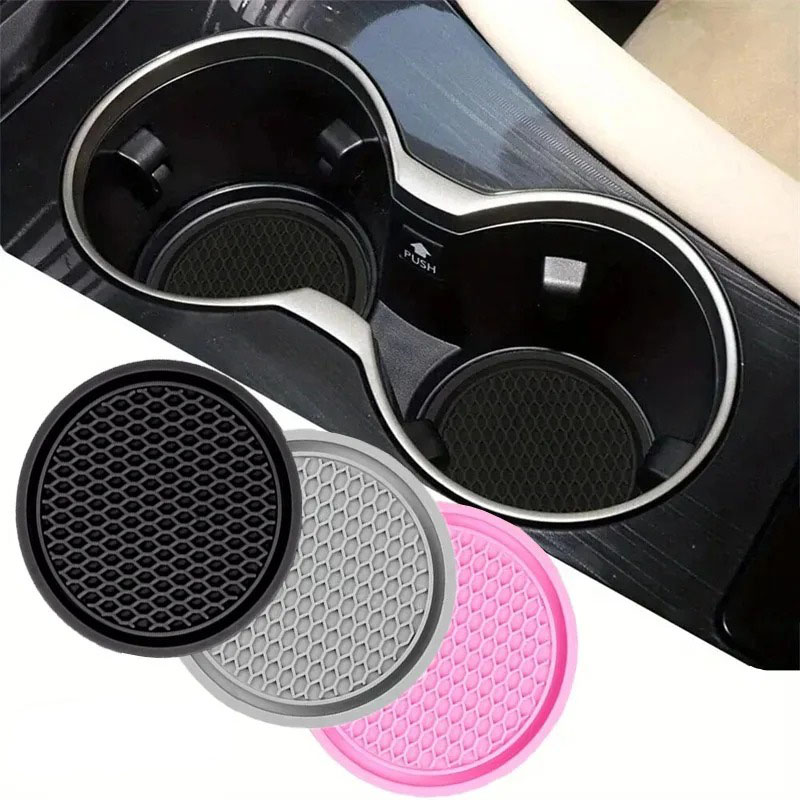 2/4個入り 車用カップホルダー 滑り止め 車内用 ブラック - Tablet Accessories For Car のレビューと価格