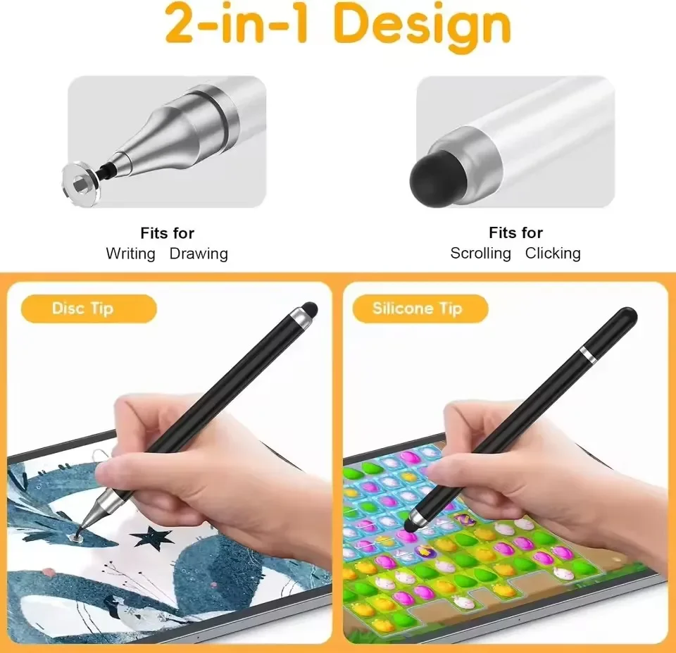 2 in 1ユニバーサルスタイラスペン タブレット、モバイル - Drawing Tablet Pen Accessories のレビューと価格