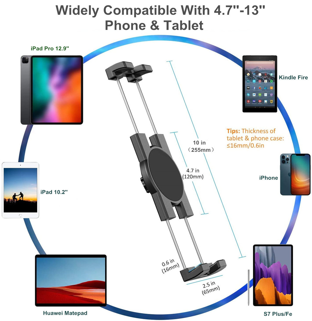 13 インチ車のヘッドレストタブレットマウント iPad P - Xiaomi Tablet Accessories のレビューと価格